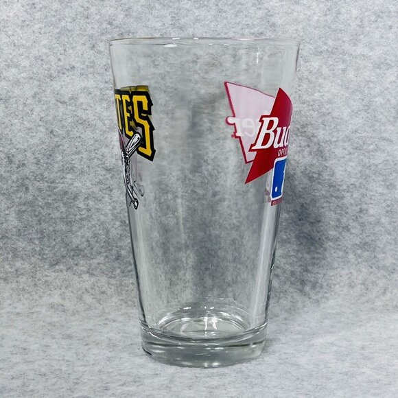 Pittsburgh Pirates MLB Budweiser‎ Beer Pint Glass 16 oz Libbey Barware Mancave - Picture 3 of 5